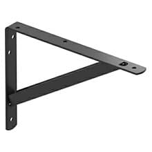 8" x 11-1/4" Closet-Pro HD Heavy-Duty Shelf Bracket, Satin Black