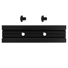 Barn Door Flat Bar Splice Kit, Black Finish