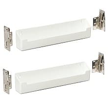 White Sink Front Tray and Hinge Kit (2 Trays)