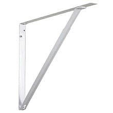 13-3/4" x 18-13/64" Closet-Pro Shelf Bracket, White Finish