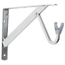 8" x 12" Closet-Pro HD Heavy-Duty Shelf/Rod Bracket with Slide-Thru