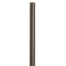6' Barn Door Round Track, Oil-Rubbed Bronze Finish