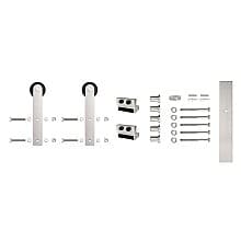 Barn Door Flat Rail Strap Stick Carrier Kit, Face Mount, Stainless Steel Finish