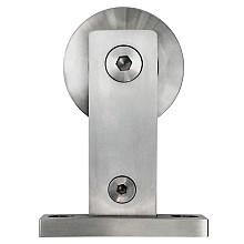 Barn Door Hardware Kit, Stainless Steel Finish