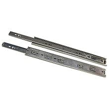TT100 Drawer Slide with 100lb Capacity, Full Extension, Side-Mount, Zinc