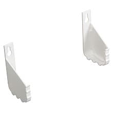 3/4" White Sink Front Tray End Cap with Adhesive