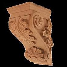 14" x 5" x 7" Medium Acanthus Corbel