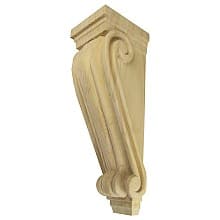 22" x 6-3/4" x 7-1/2" Large Traditional Corbel