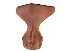 4-1/8" x 4-1/8" x 6" Ball Claw Leg