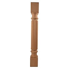 3-1/2" x 3-1/2" x 35-1/4" Reed Post, Cherry