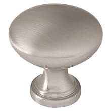 1-1/4" Garrett Round Knob, Satin Nickel