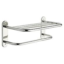 18" Towel Shelf, Bright Stainless Steel