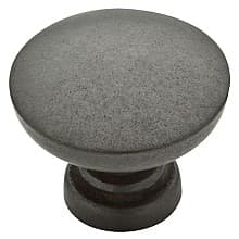 1-1/8" Fulton Round Knob, Soft Iron