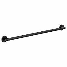 42" Contemporary Decorative Grab Bar, Matte Black