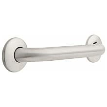 Centurion 12" x 1-1/4" Concealed Screw Grab Bar, Stainless Steel