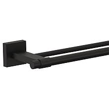 25" Maxted Double Towel Bar, Matte Black
