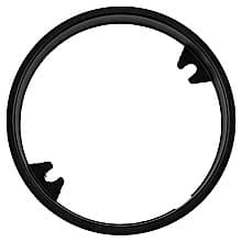 LED Puck Surface Mount Ring, Black