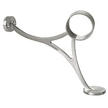 2" Combination Bracket, Satin Stainless Steel