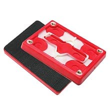 3" x 4" Hook and Loop Backup Backing Pad, Medium