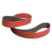 36+ Grit Single Flex Cloth Belt, Maroon