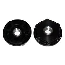 2.5" Hub/Retainer Nut Disc Pad Hub, Black