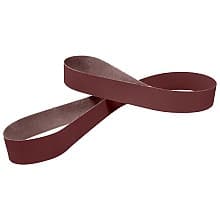 3" x 21" 80 Grit Sanding Belt, Aluminum Oxide on X-Weight Cotton/Cloth