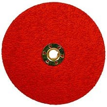 4-1/2" 120+ Grit No Holes 787C Sanding Disc, Ceramic on Fiber