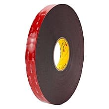 VHB 1" Black Tape, 72 Yard Roll