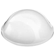 3/8" Polyurethane Bumpon Quiet Protective Bumpers, Clear, Hemispherical, Box of 5000