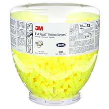 E-A-R Soft 33 dB Regular Ear Plug, Yellow 500/Box