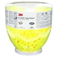 E-A-R Soft™ 33 dB Regular Ear Plug, Yellow 500/Box