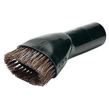 2‑3/8" Round Brush Attachment for Compact Vacuums, Black