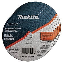 4" 46 Grit Super Thin Cut-off Wheel, Aluminum Oxide (25/Pack)
