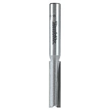 1/4" x 2" Straight Router Bit, 2-Flute, 1/4" Shank