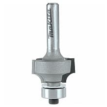 2-1/4" x 1/2" Radius Corner Rounding Bit, 2-Flute, 1/4" Shank