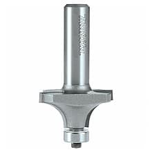 2-9/16" x 3/8" Radius Corner Rounding Bit, 2-Flute, 1/4" Shank