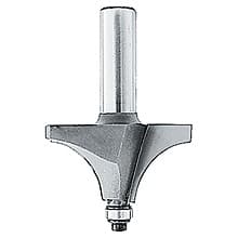 7/8" x 2" Bead Router Bit, 2-Flute, 1/4" Shank