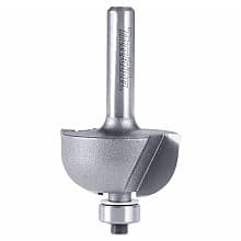 2" X 1/4" Radius Cove Router Bit, 2-Flute, 1/4" Shank