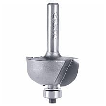 2-1/4" X 1/2" Radius Cove Router Bit, 2-Flute, 1/4" Shank