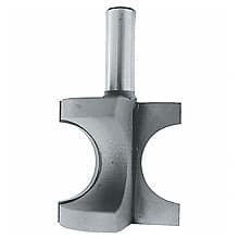 1-1/4&quot; x 3/8&quot; Radius Bull Nose Router Bit, 2-Flute, 1/2&quot; Shank