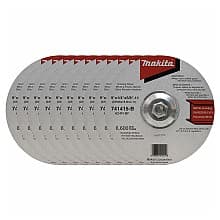 9" 24 Grit Hubbed Grinding Wheel, Aluminum Oxide (10/Pack)