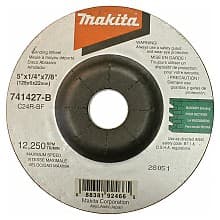 5" 24 Grit Grinding Wheel, Silicon Carbide (25/Pack)