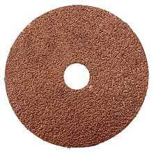 5" No Holes Abrasive Disc, Resin Fiber (25/Pack)