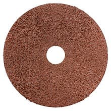 5&quot; No Holes Abrasive Disc, Resin Fiber (25/Pack)