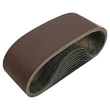 3&quot; x 21&quot; Abrasive Belt, Aluminum Oxide (10/Pack)