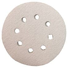 5&quot; Hook/Loop Abrasive 8 Holes Sanding Disc, Aluminum Oxide on Paper (5/Pack)