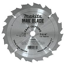 7-1/4" x 16 Teeth Cross-Cut Circular Saw Blade (10/pack)