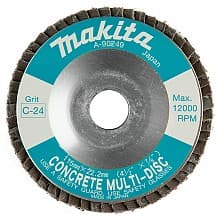 4-1/2" 24 Grit Multi-Disc, Zirconium