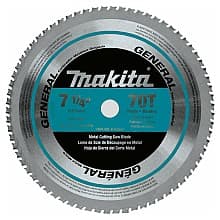 7-1/4" x 70 Teeth Cross-Cut Saw Blade
