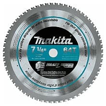 7-1/4" x 64 Teeth Cross-Cut Saw Blade